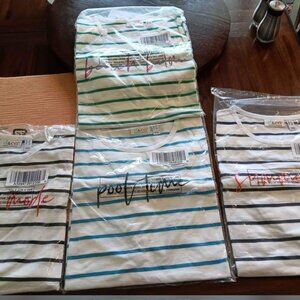 QVC Denim & Co vacation short sleeve t shirts graphics
